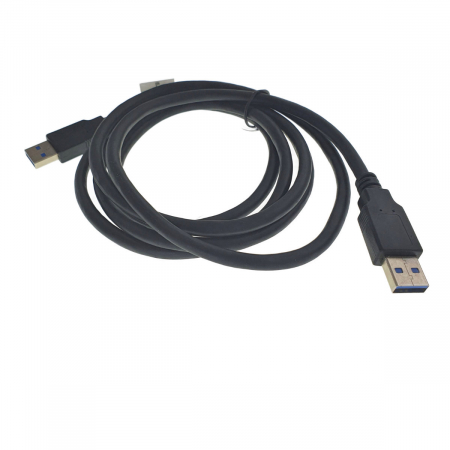 Cablu USB 3.0 tata la USB 3.0 tata, Lanberg 42776, lungime 180 cm, negru [1]