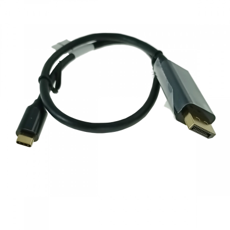 Cablu USB-C la DisplayPort, 0.5m, tata-tata, Lanberg 43679, HDR, DPCP 1.0, 4K-60Hz, negru [2]