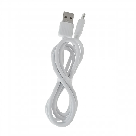 Cablu USB cu conector compatibil tip lightning, XO NB156, 2.4A, lungime 100 cm, in blister, alb [2]