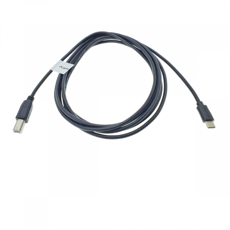 Imprimanta USB 2.0 - Cablu USB tip C imprimanta USB 2.0, 3 m, Lanberg 42978, USB B la USB-C, negru