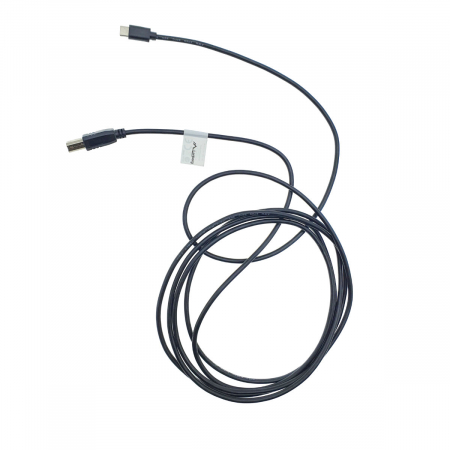 Cablu USB tip C imprimanta USB 2.0, 3 m, Lanberg 42978, USB B la USB-C, negru [4]