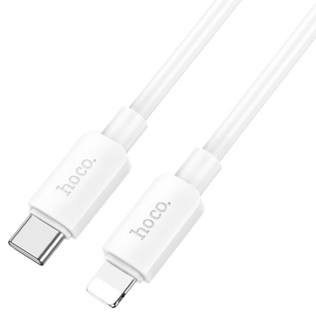 Accesorii IT - Cablu USB Tip C tata la conector tip lightning, HOCO X96, PD 20W, lungime 25 cm, Alb