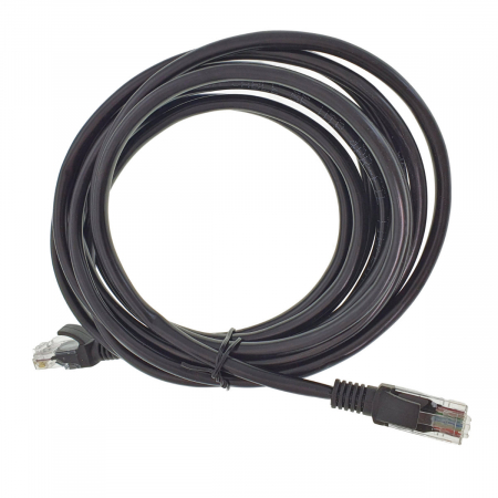 Cablu UTP, Lanberg 40270, cat.5e, mufat 2xRJ45, lungime 3 m, AWG 26, 100 MHz, de legatura retea, ethernet, negru [3]