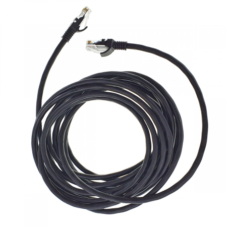 Cablu UTP, Lanberg 40271, cat.5e, mufat 2xRJ45, lungime 5m, AWG 26, 100 MHz, de legatura retea, ethernet, negru [1]