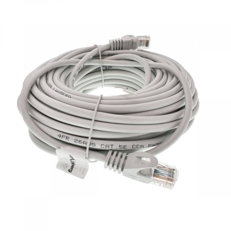 Cablu lanberg Patchcord RJ45 cat. 5e UTP 15m gri [2]