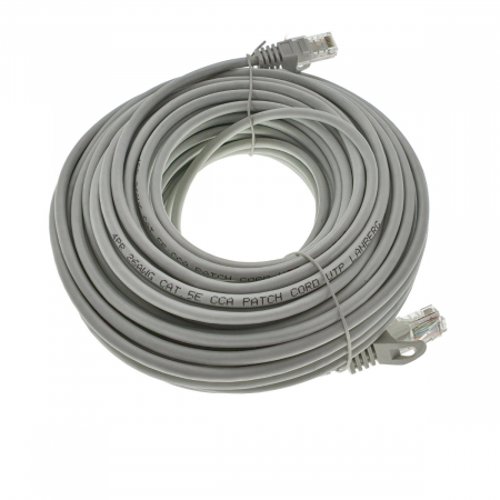 Cablu Patchcord Lanberg, RJ45, cat. 5e, UTP, 20m, gri [5]