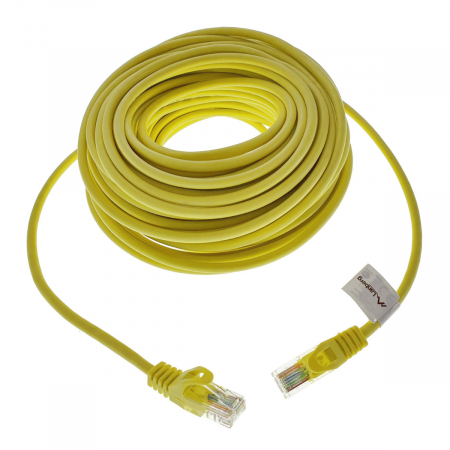 Cablu UTP Lanberg, cat. 5E, 20 m, Galben [1]