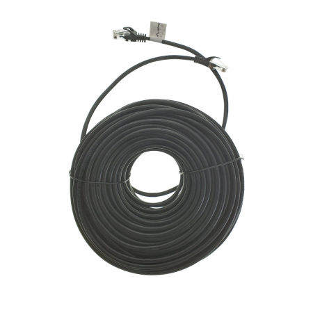 Cablu UTP, Lanberg 42809, cat.5e, mufat 2xRJ45, lungime 50m, AWG 26, 100 MHz, de legatura retea, ethernet, negru [1]