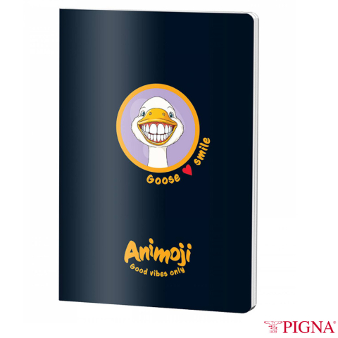 Caiete A5 - Caiet A5 Aritmetica 48 File - Calcule Geometrie si Exercitii, Uz Scolar Portabil si Studiu Individual, Design Animoji pe Fundal Negru