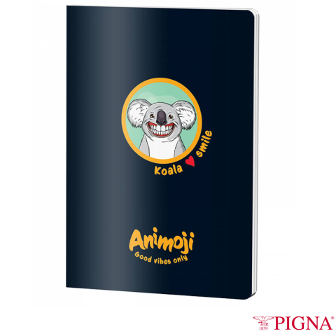 Caiete A5 - Caiet A5 Aritmetica 80 File - Arhiva Matematica Portabila, Calcule Complexe si Pregatire Examene, Design Animoji pe Fundal Negru