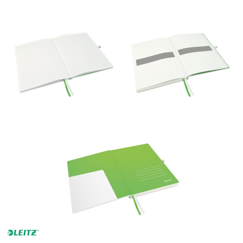 Caiet birou A4 aritmetica Leitz Complete, carton 100 g/mp, 80 file, 8 file perforate, alb [3]