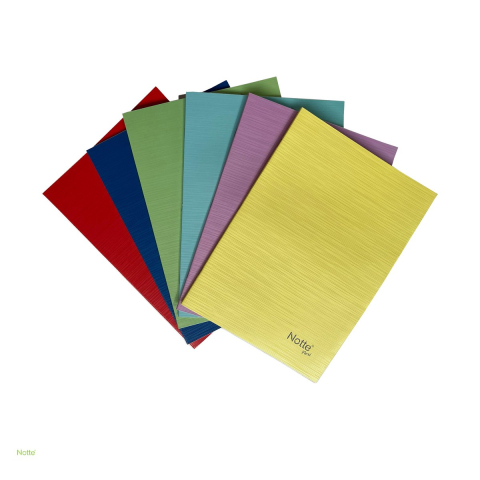 Caiete - Caiet capsat Notte School A4, 60 file, dictando, 60 g/mp, coperti asortate