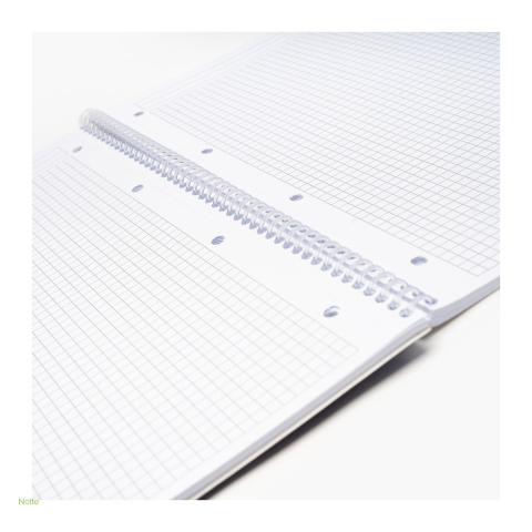 Caiet cu spira Notte A4, 96 file, matematica, cu gauri pentru indosariere, coperta carton laminat [3]