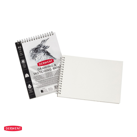 Caiet cu spira pentru schite si desen Derwent Professional, A5, 30 file, 165 g/mp [3]