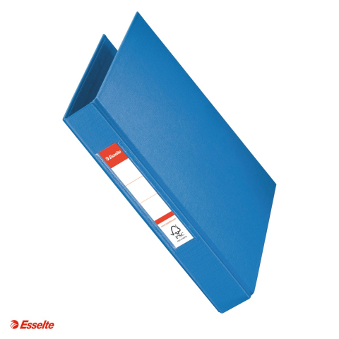 Caiete mecanice A5 - Caiet mecanic Esselte VIVIDA, PP/PP, A5, mecanism 2RR, inel 25 mm, capacitate 190 coli (80 g/mp), pentru documente perforate, hartie 80 g/mp, albastru