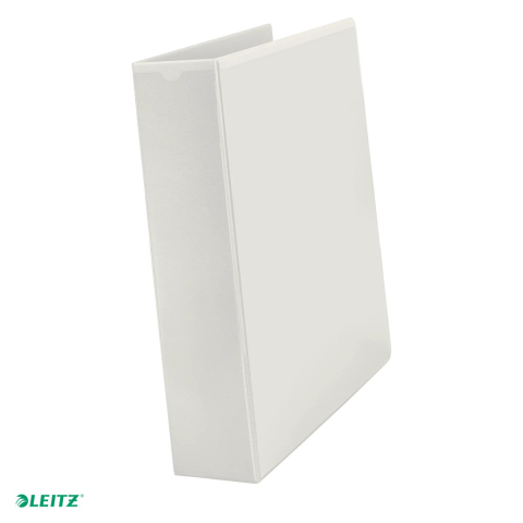 Caiet mecanic Leitz Panorama, PP/PP, A4 MAXI, mecanism 4DR, inel 50 mm, capacitate 500 coli (80 g/mp), pentru documente perforate, hartie 80 g/mp, alb [0]