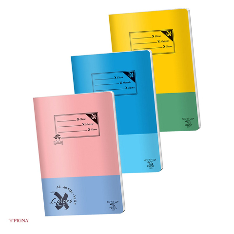 Caiete A4 - Caiet Pigna Basic, A4, 60 file, velin