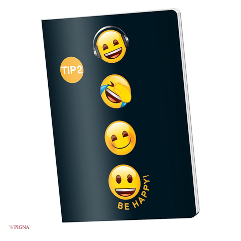 Caiete A5 - Caiet Pigna Emoji, A5, 24 file, ii