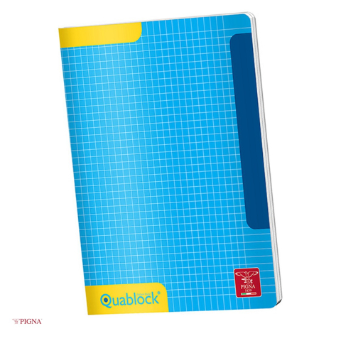 Caiete A5 - Caiet Pigna Quablock, A5, 48 file, matematica, 70 g/mp, aritmetica