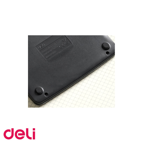 Calculator de birou Deli 1671C, 14 digits, ecran LCD inclinat, alimentare dubla, carcasa metalica [4]
