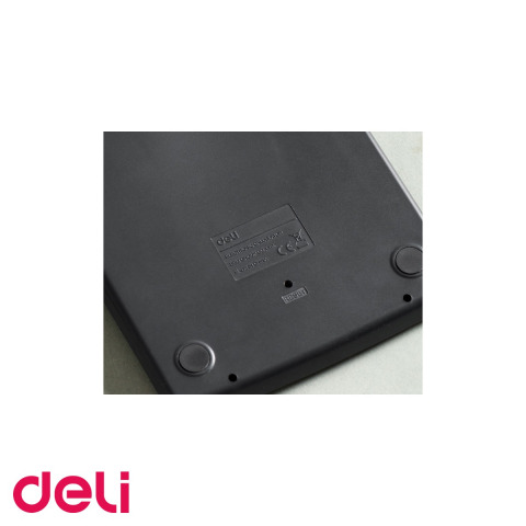 Calculator de birou Deli 39264, 14 digits, carcasa metal, display LCD inclinat, alimentare dubla [4]