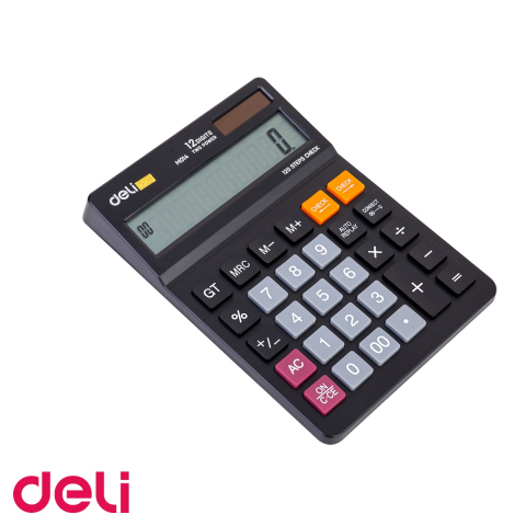 Calculator de birou Deli M1420, 12 digiti, display LCD mare, pentru uz profesional la birou [4]