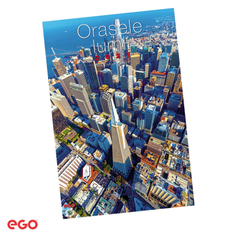 Calendare - Calendar de perete Ego Orasele Lumii, 13 file, 31.4x46 cm, cu spira metalica