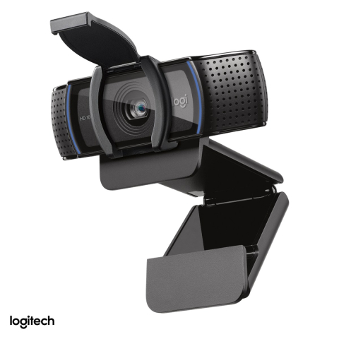 Accesorii IT - Camera web Logitech C920s HD Pro, Full HD 1080p, USB-A, autofocus, lentila din sticla, microfoane stereo, capac de intimitate inclus, negru, 960-001252