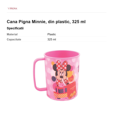 Cana Pigna Minnie, din plastic, 325 ml [2]
