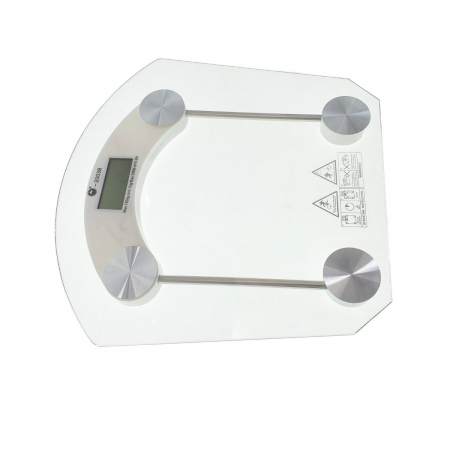 Cantare corporale - Cantar corporal digital, maxim 180kg, platforma 325x325mm, pornire si oprire automata, sticla transparenta