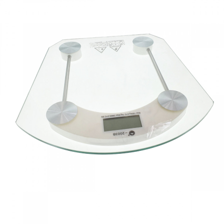 Cantar corporal digital, maxim 180kg, platforma 325x325mm, pornire si oprire automata, sticla transparenta [1]