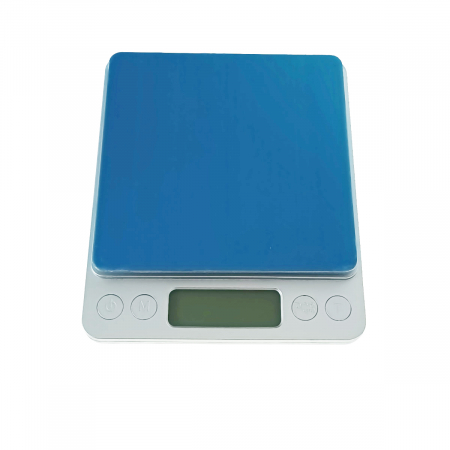 Cantar de precizie, Blow JS13 12077, 0.01g-500g, ecran LCD 42 x 14 mm, suprafata suport masurare 100 x 100 mm, 2 x AAA, argintiu [2]