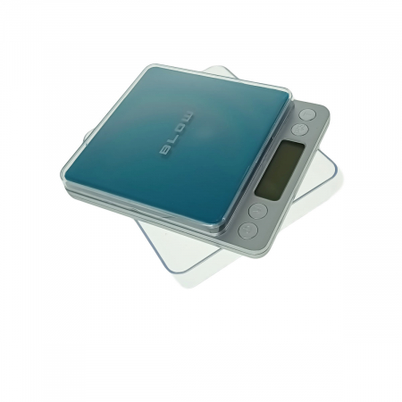 Cantar de precizie, Blow JS13 12078, 0.01gr-3000gr, ecran LCD 42 x 14mm, suprafata suport masurare 100 x 100mm, 2 x AAA, argintiu [2]