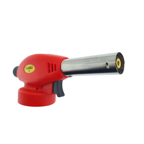 Aprinzatoare - Cap arzator Flamex F227 cu aprindere piezo, pentru butelii gaz camping tip baioneta