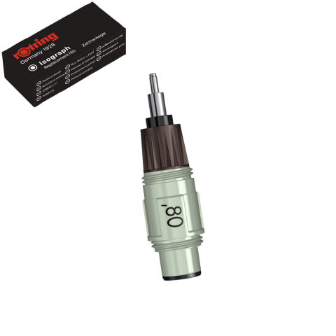 Cap Isograph 0.80mm Rotring pentru Desen Tehnic si Grafica, Varf Metalic Rezistent [2]