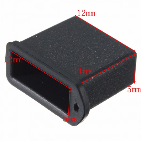 Organizare cabluri - Capace USB din plastic - set 5 buc