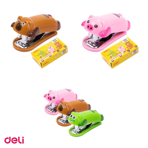 Capsator 12 coli nr 10 capse, Deli Mini Modele Animale, din abs + otel, asortat [3]