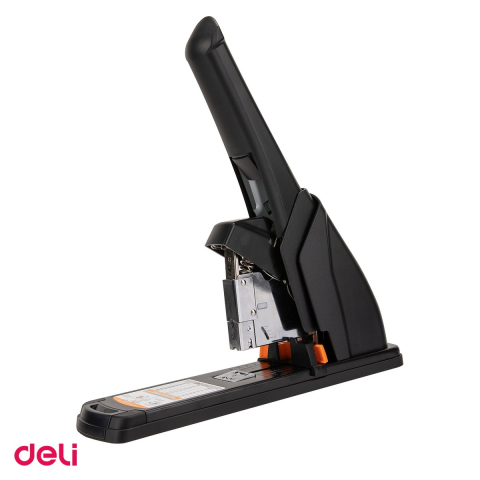 Birotica papetarie - Capsator 210 coli, Deli Power Saving, negru, pentru capse 23/6 si 23/23