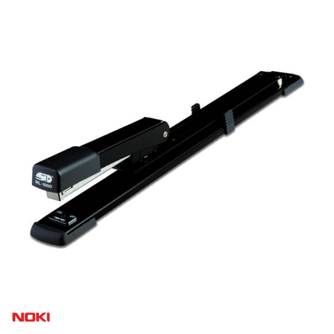 Birotica papetarie - Capsator cu brat lung NOKI ML1000, 25 coli, pentru capse 24/6 si 26/6, adancime 310 mm, negru