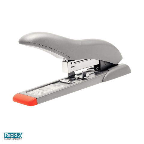 Capsatoare - Capsator de mare capacitate Rapid HD70, 70 coli, pentru capse 23/8 si 23/10, 75x95x267 mm, argintiu