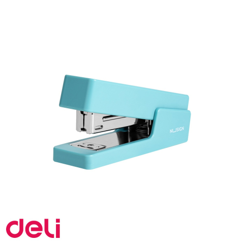 Capsatoare si decapsatoare - Capsator Deli 20 coli, capse 24/6 si 26/6, albastru, pentru birou si acasa