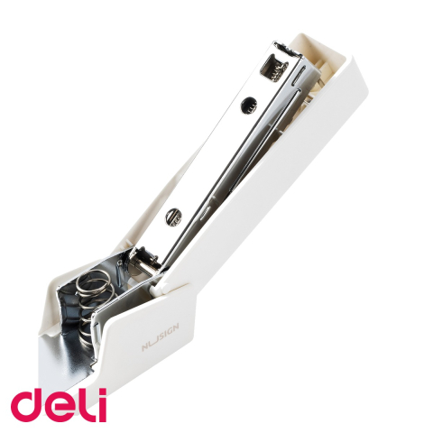 Capsator Deli NuSign, alb, pentru 20 coli, compatibil capse 24/6 si 26/6, ideal pentru birou si acasa [3]
