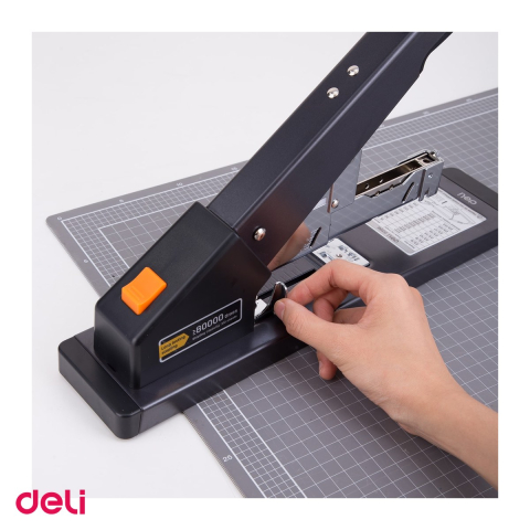 Capsator industrial 210 coli, Deli Heavy Duty, negru, pentru capse 23/6-23 [4]