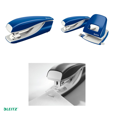 Capsator metalic Leitz 5502 NeXXt Series, capsare 30 coli, 200 capse P3 incluse, albastru [3]