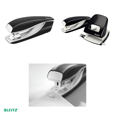 Capsator metalic Leitz 5502 NeXXt Series, capsare 30 coli, 200 capse P3 incluse, negru [3]