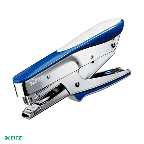 Capsatoare - Capsator metalic Leitz 5545 tip cleste, capsare 15 coli, albastru Metal