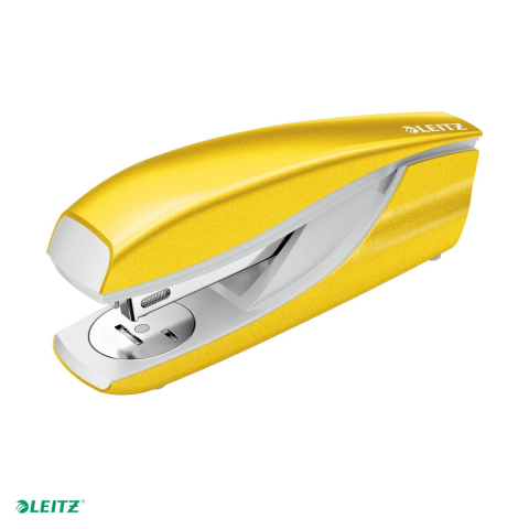 Capsatoare - Capsator metalic Leitz WOW 5502 NeXXt Series, capsare 30 coli, 200 capse P3 incluse, galben