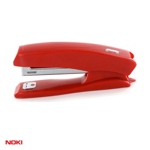 Birotica papetarie - Capsator NOKI S-5, 16 coli, pentru capse nr. 10, rosu