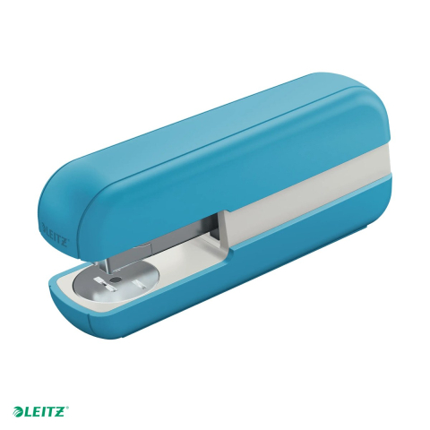 Capsatoare - Capsator plastic Leitz Cosy 5567, capsare 30 coli, albastru Celest