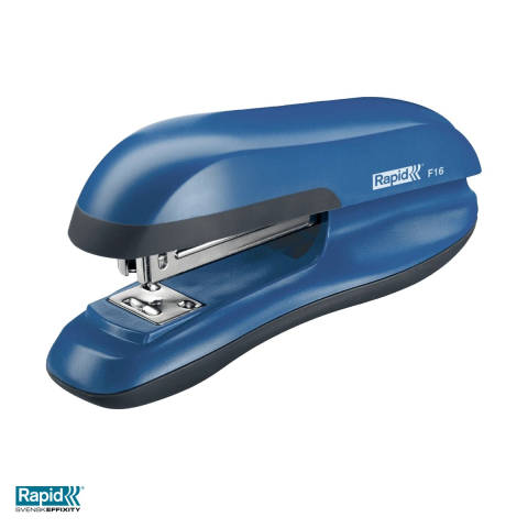 Capsatoare - Capsator Rapid F16, 30 coli, pentru capse 24/6 si 26/6, albastru